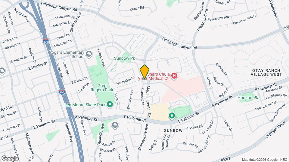 703 Diamond Dr Map and Location Details