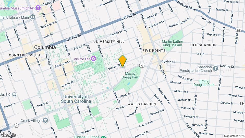 701 Barnwell St Mapa y Detalles de la Ubicación