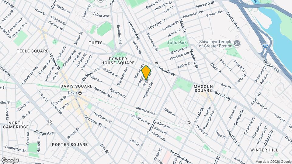 92 Rogers Ave, Unit 2 Mapa y Detalles de la Ubicación