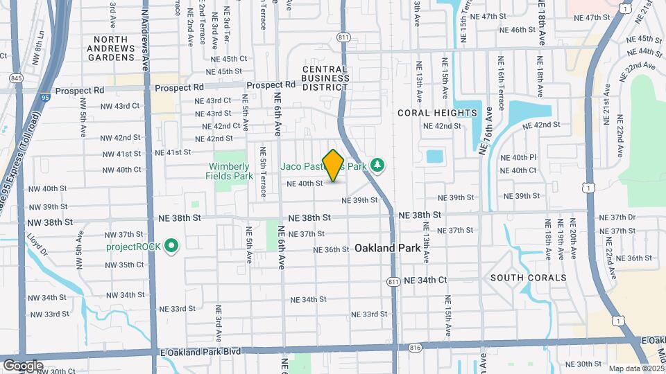 902 NE 40th St, Unit 2 Map and Location Details