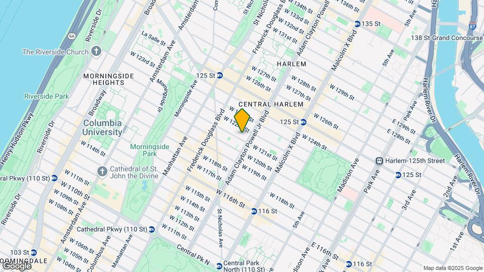 207 West 121st Street Map and Location Details