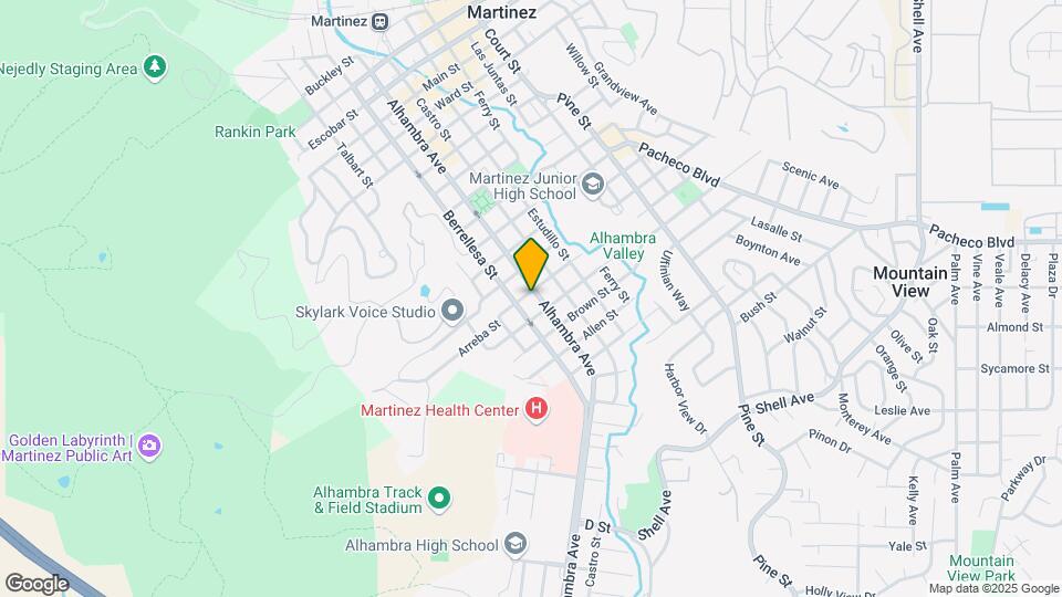 1704 Alhambra Ave Map and Location Details