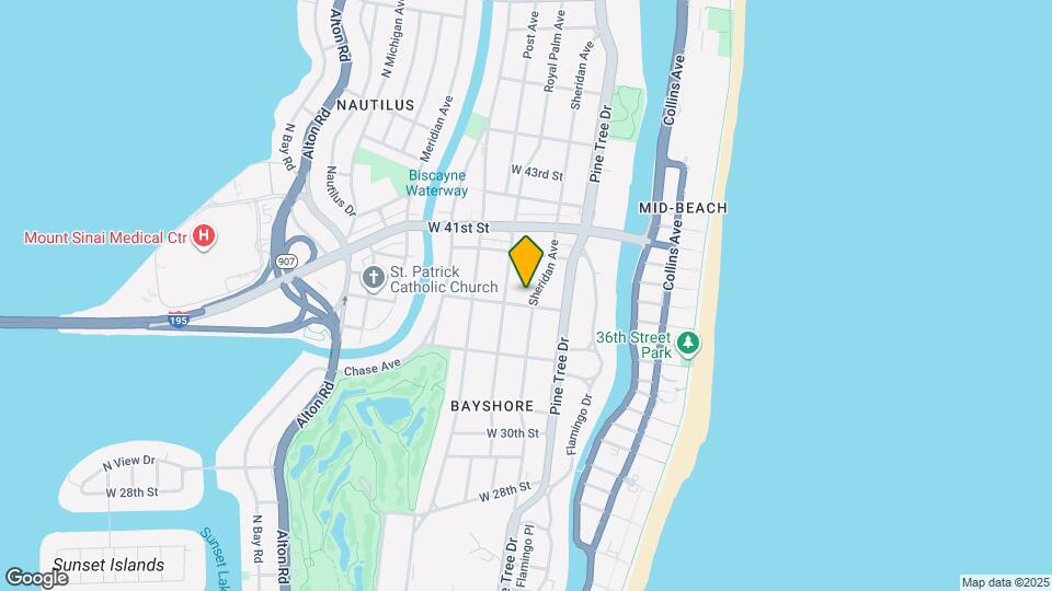 3718 Sheridan Ave Map and Location Details