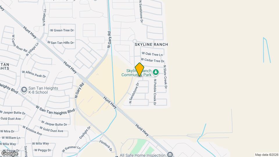 998 W Desert Sky Dr Map and Location Details