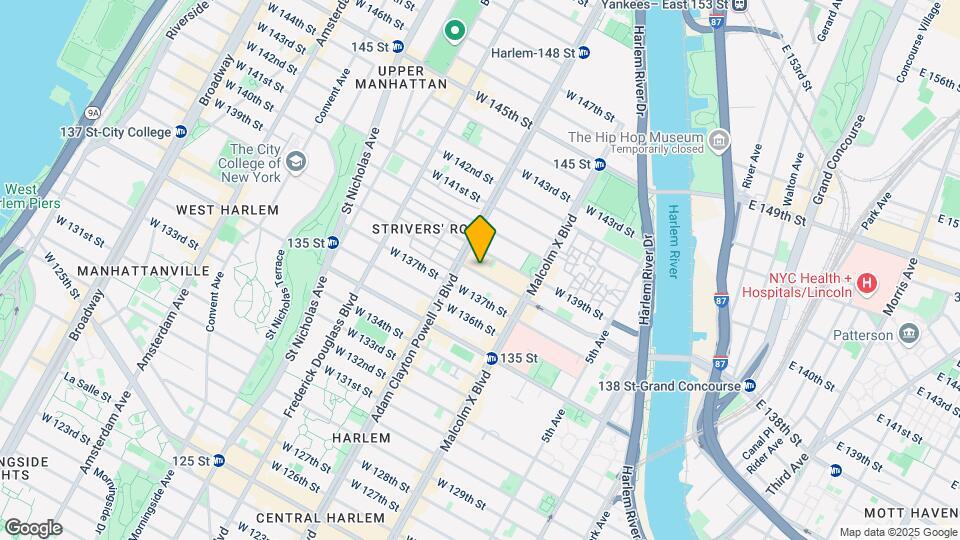 137 W 138th St Map and Location Details