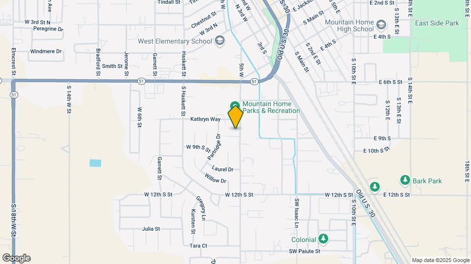 855 5th St Map and Location Details
