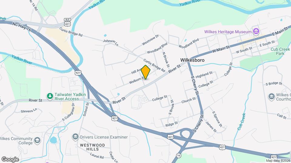 918 Elm St Map and Location Details