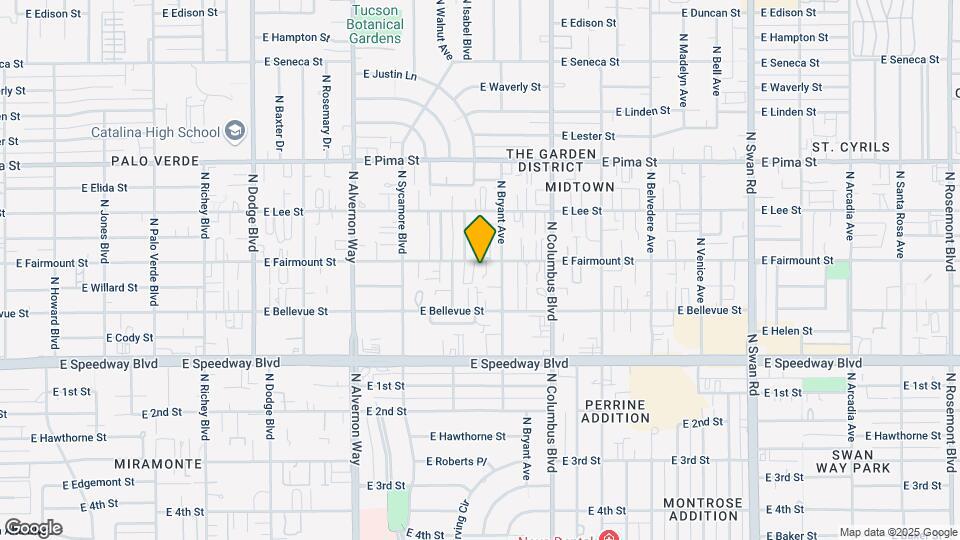 4128 E Fairmount St Map and Location Details