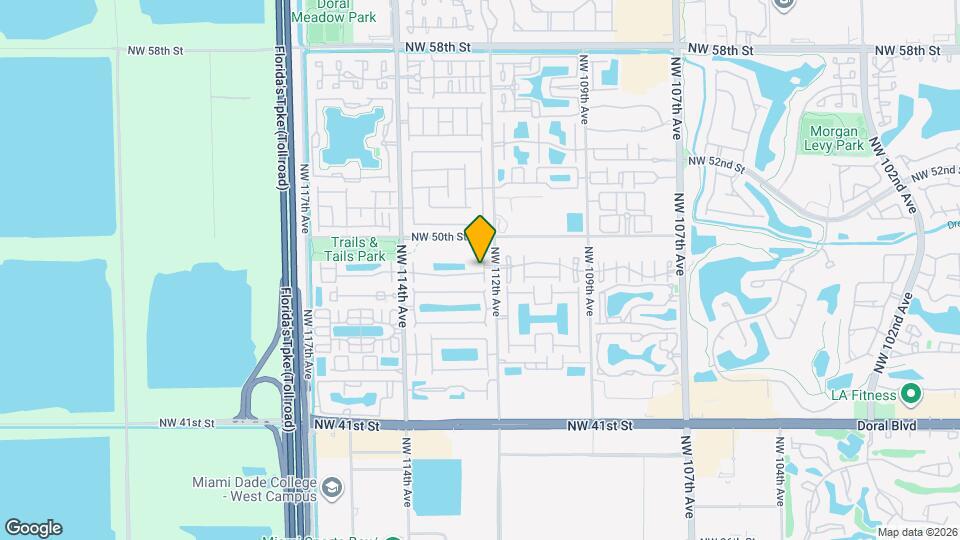 11221 NW 48th Terrace Map and Location Details