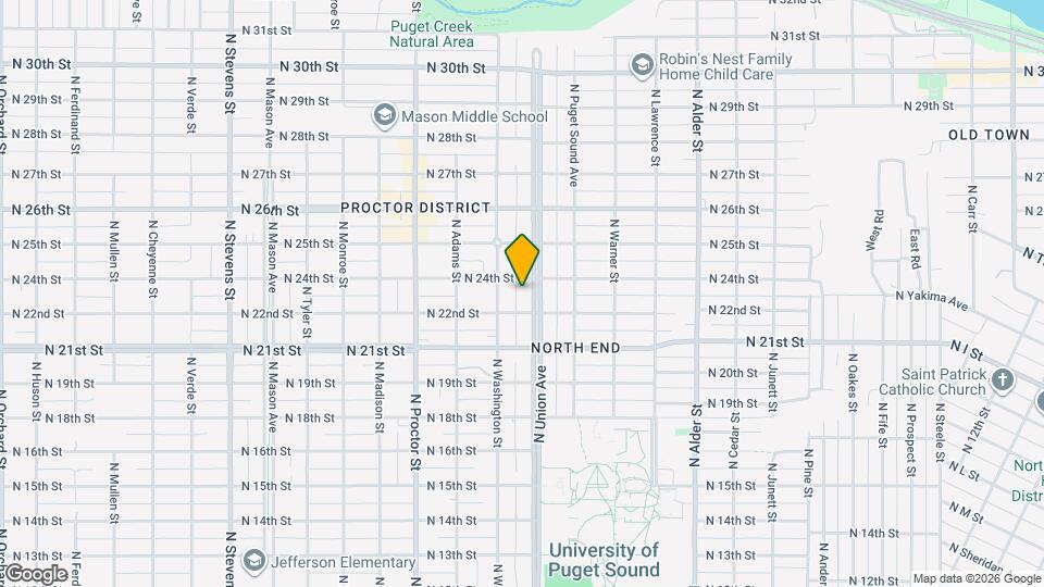 2214 N Union Ave Map and Location Details