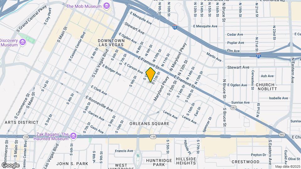 218 S. 11th Street Mapa y Detalles de la Ubicación