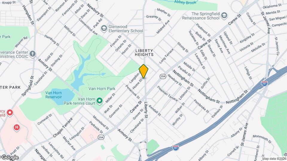 882 Liberty St, Unit 1 Mapa y Detalles de la Ubicación