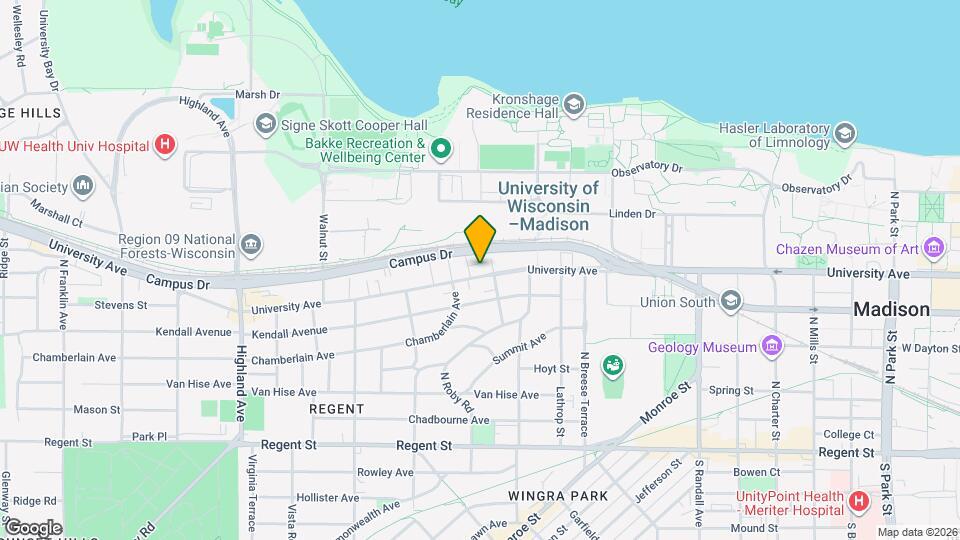 1914 University Ave Map and Location Details