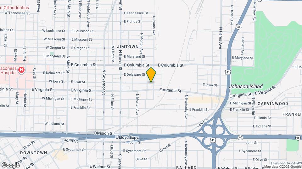 761 E Iowa St Map and Location Details