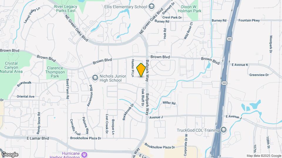 2104 Hunter Pl Ln Map and Location Details