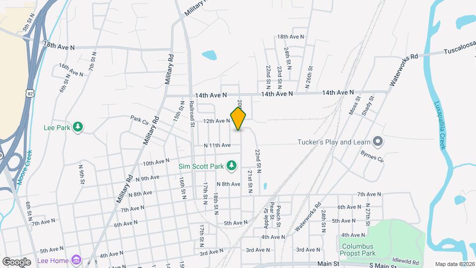 1119 20th St N Map and Location Details