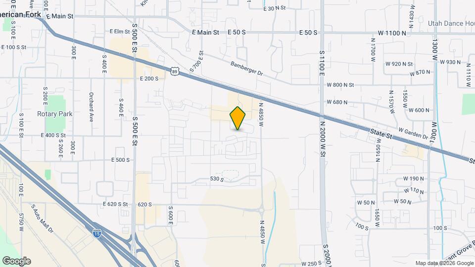 822 E 380 S Map and Location Details