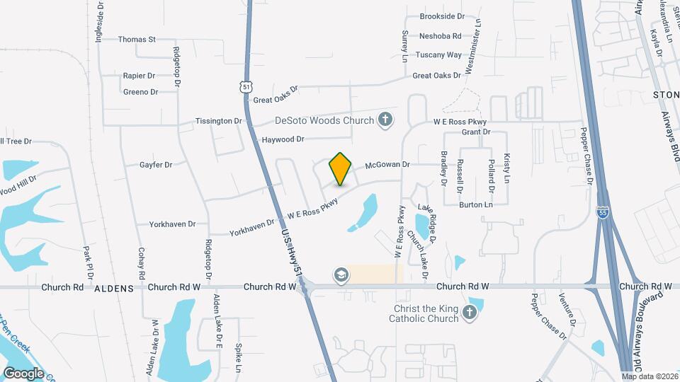 1208 W E Ross Pkwy Map and Location Details