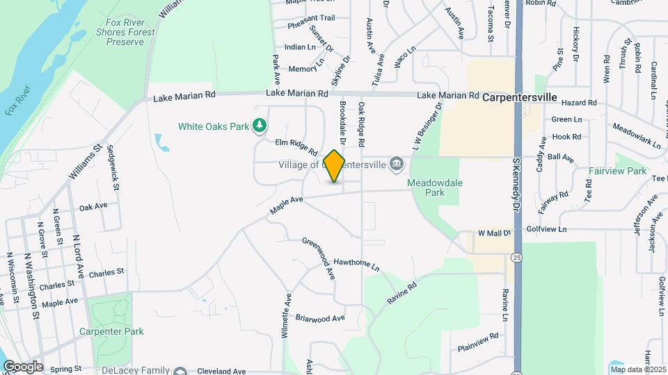 1207 Brookdale Dr Map and Location Details