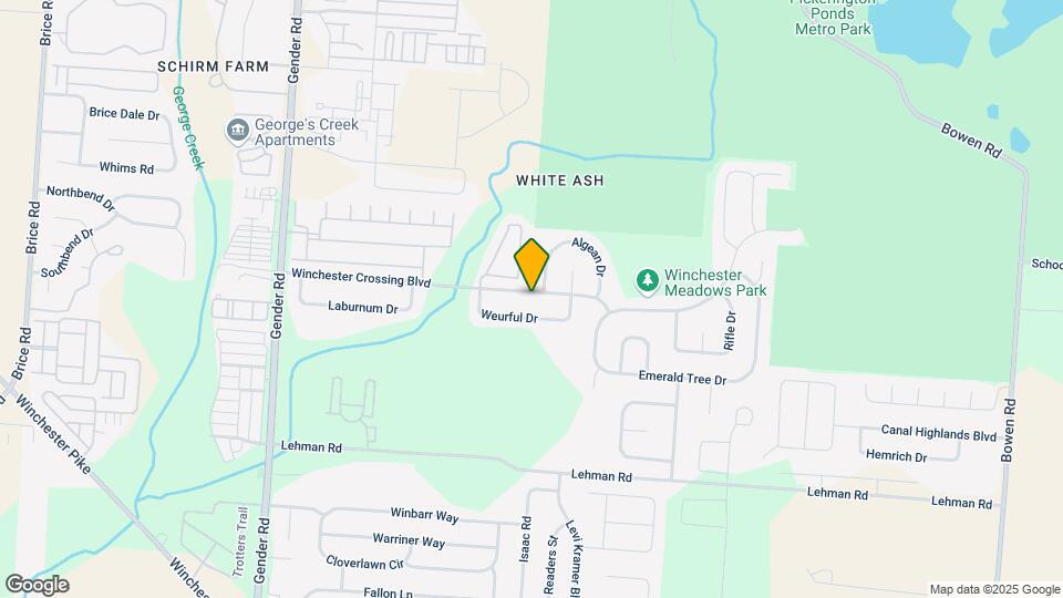 7023 Winchester Crossing Blvd Mapa y Detalles de la Ubicación