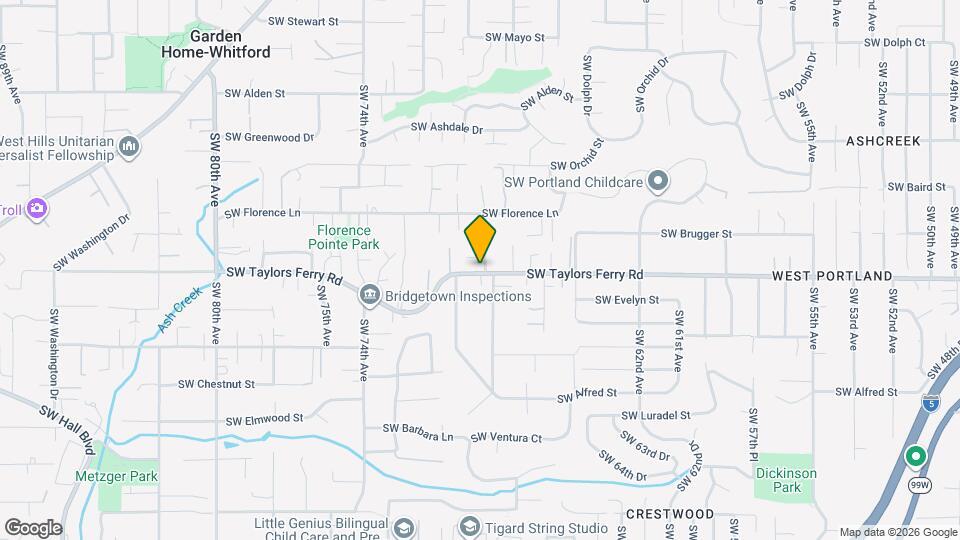 6935 SW Taylors Ferry Rd Map and Location Details