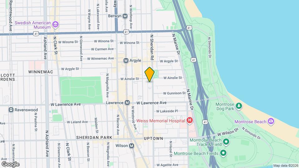 4848 N Sheridan Rd Map and Location Details