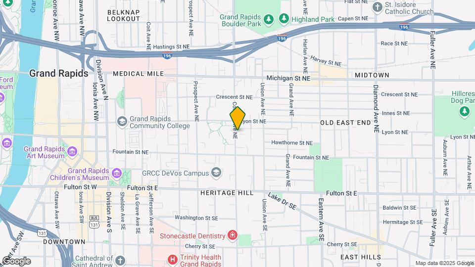 144 College Ave NE Mapa y Detalles de la Ubicación