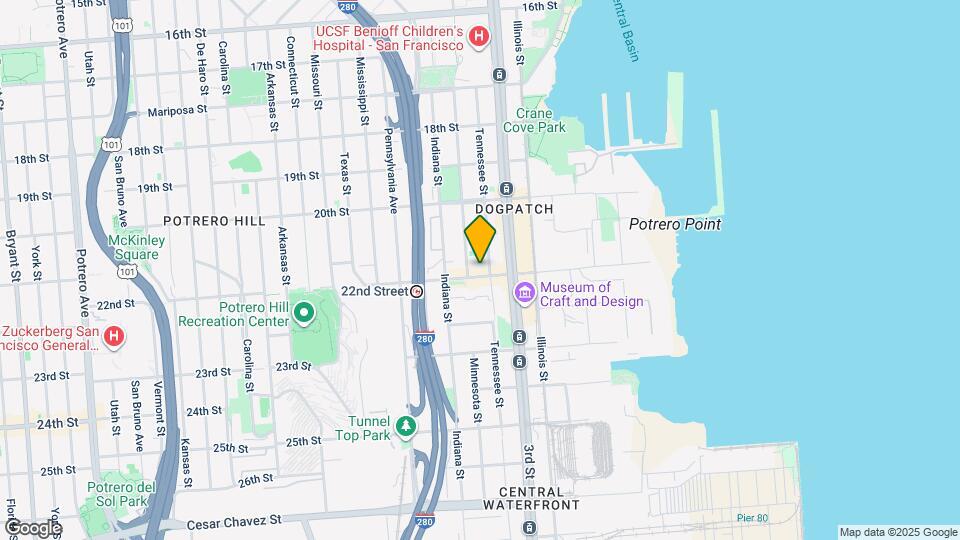 814 22nd St Map and Location Details