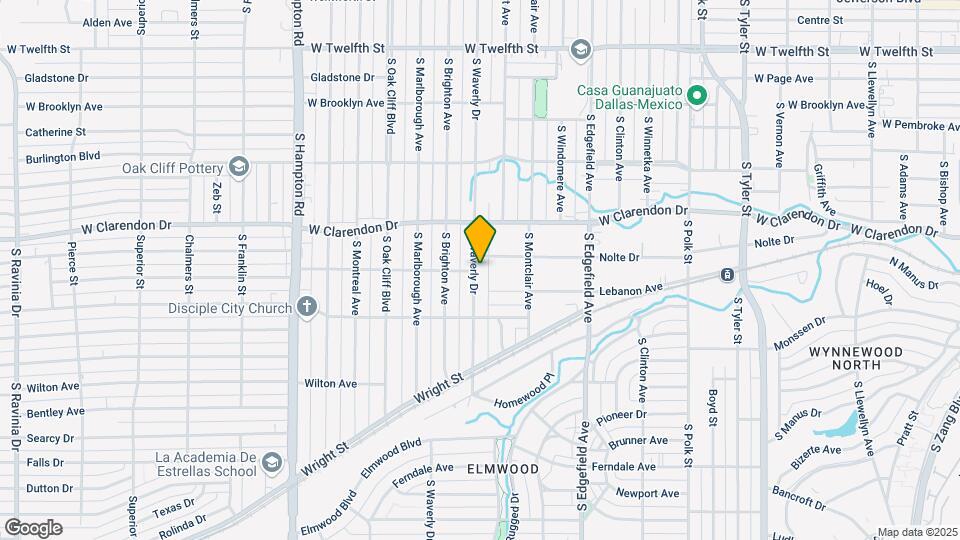 1150 S Waverly Dr Map and Location Details