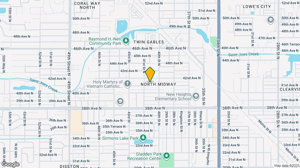 4053 41st Ave N Map and Location Details