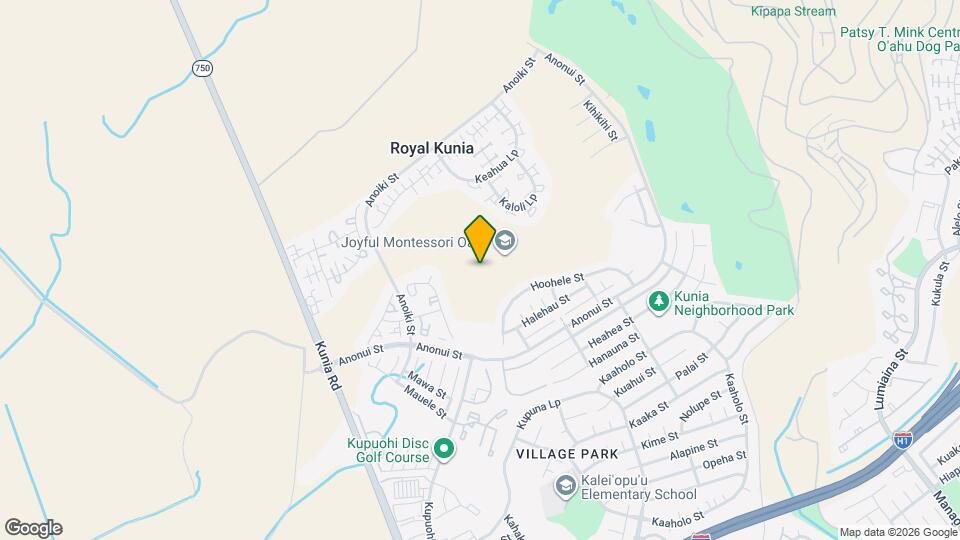 Royal Kunia Island Club Map and Location Details