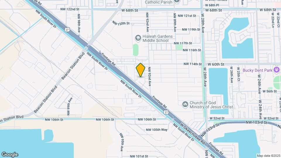 11017 W Okeechobee Rd, Unit 201 Map and Location Details