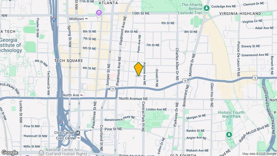 703 Penn Ave NE Map and Location Details