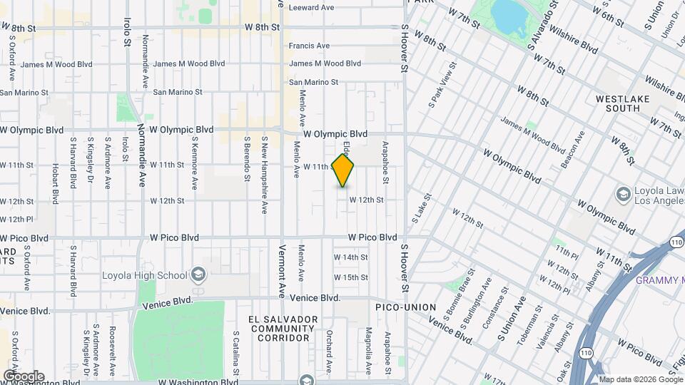 1145 Elden Ave, Unit 5 Map and Location Details