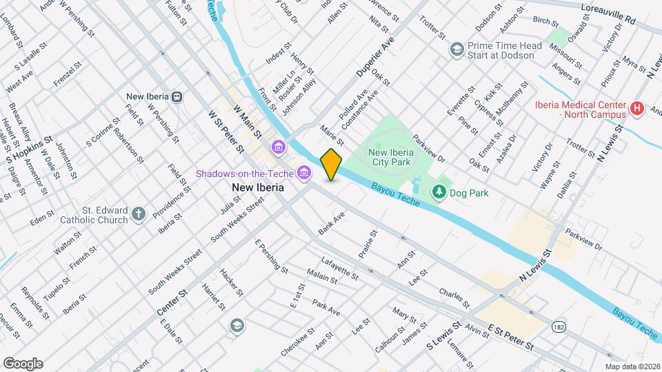 421 E Main St Map and Location Details