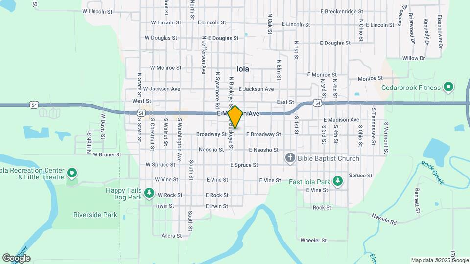 223 S Buckeye St Apartments Iola, KS Apartments For Rent