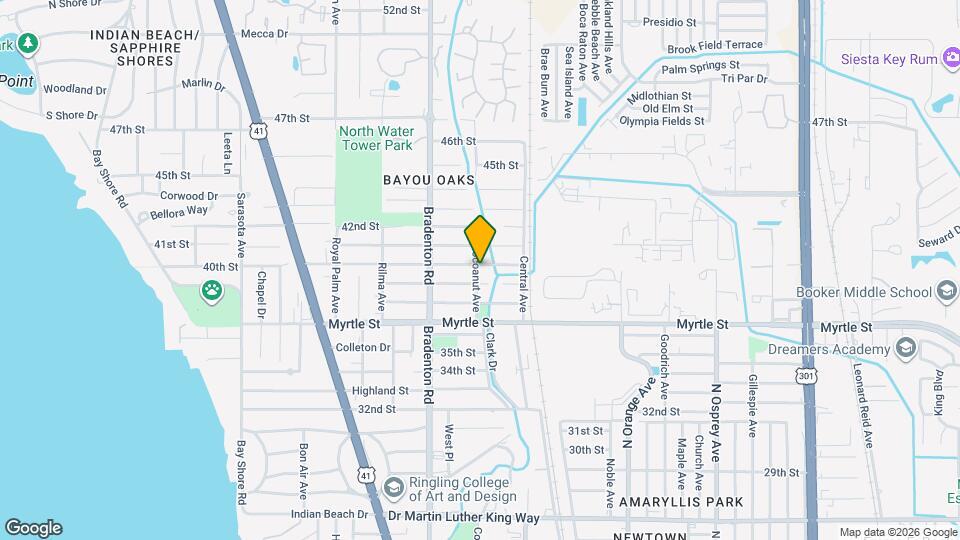 1300 40th St Map and Location Details