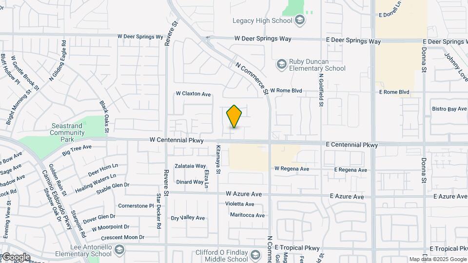 6416 N Setting Moon St Map and Location Details