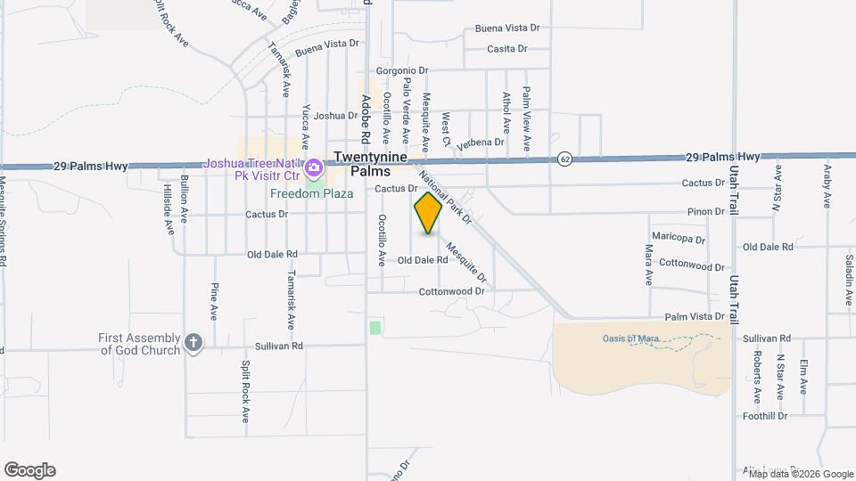 6672 Mesquite Ave Map and Location Details