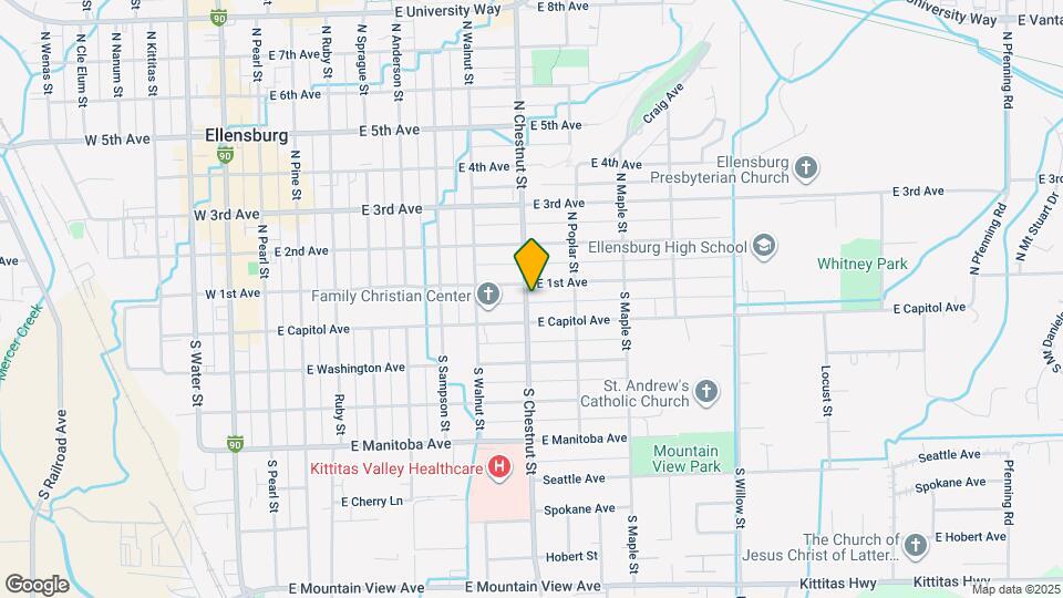 102 S Chestnut St Map and Location Details