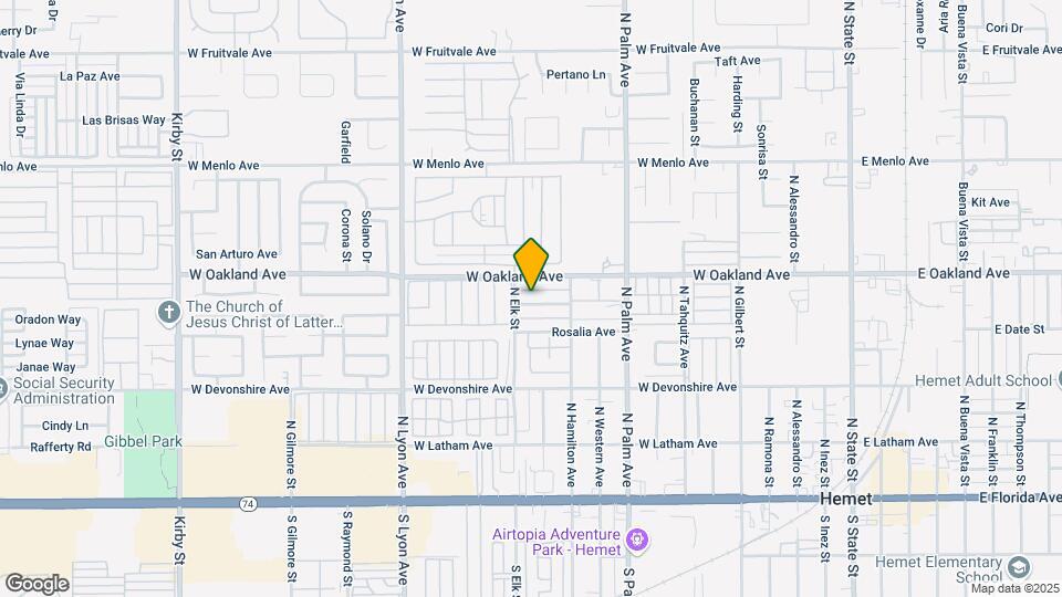 1250 Valencia Ave Mapa y Detalles de la Ubicación