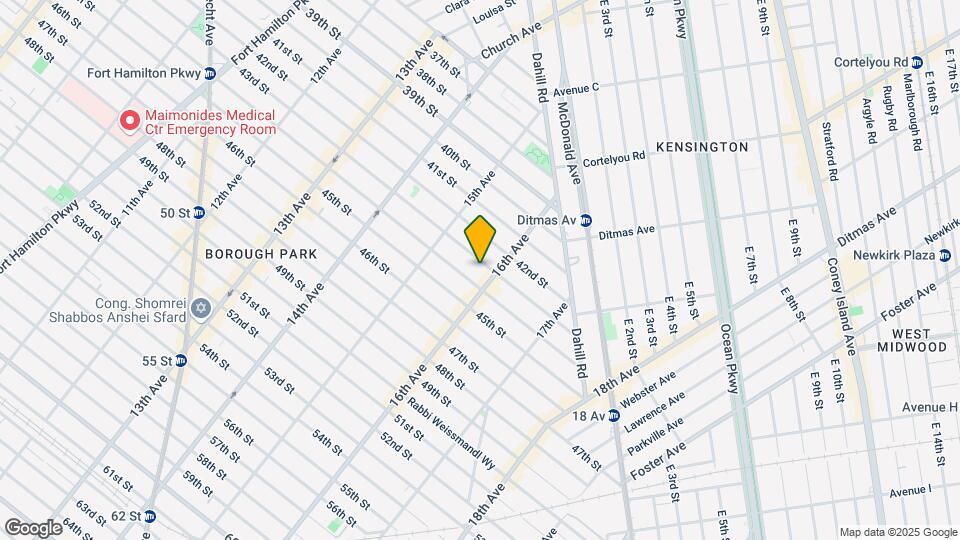 1568 43rd St Map and Location Details