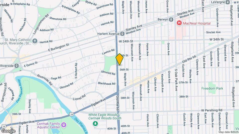 3537 Harlem Ave Map and Location Details