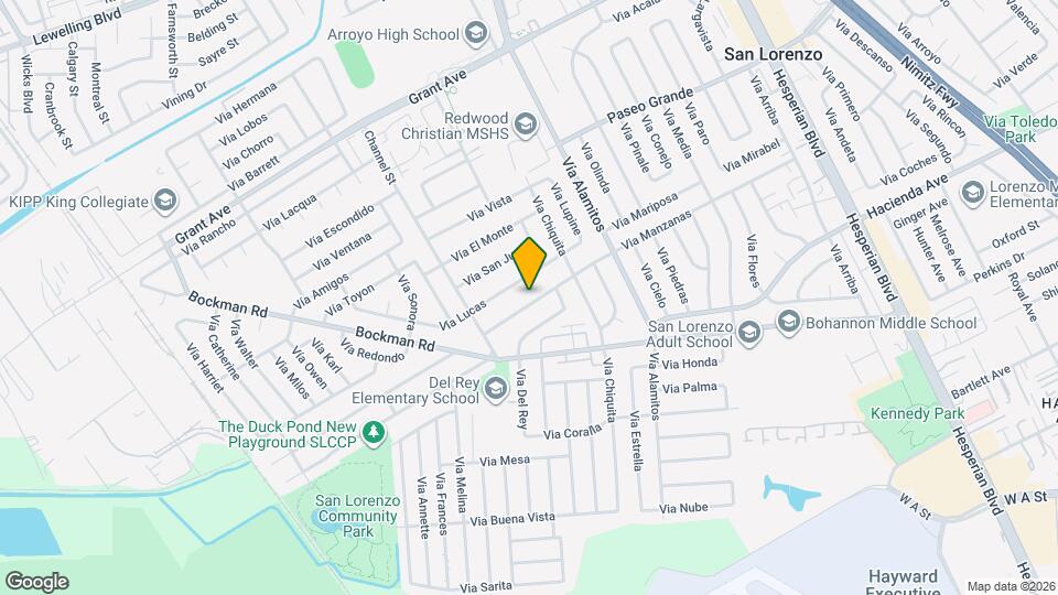 1371 Via Manzanas Mapa y Detalles de la Ubicación