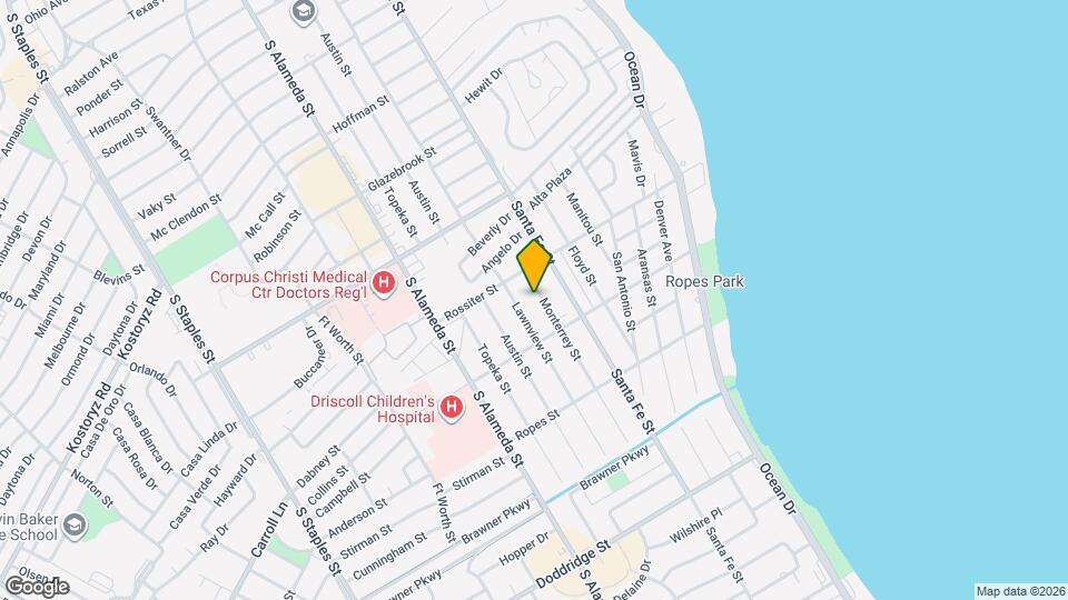 3425 Monterrey St Map and Location Details