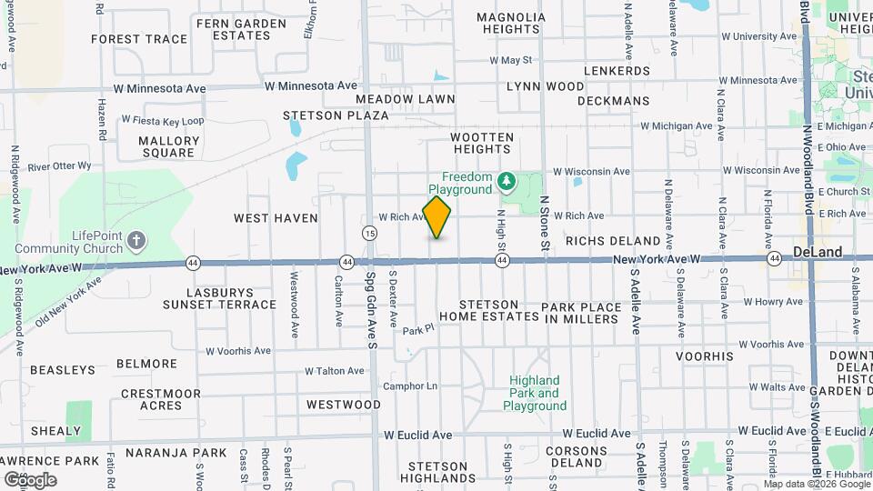 111 Stewart Ave Map and Location Details