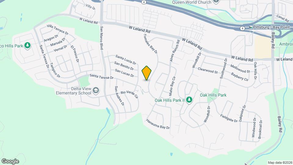 2544 Tomales Bay Dr Map and Location Details