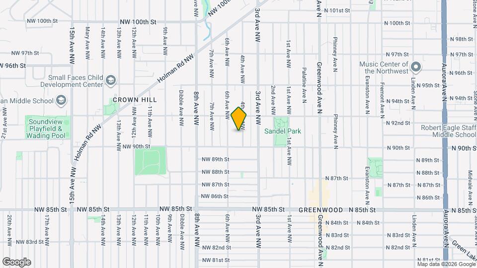 9023 4th Ave NW Map and Location Details