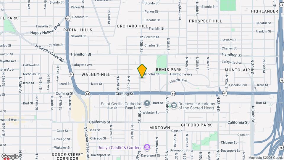 1001 N 40th St Mapa y Detalles de la Ubicación