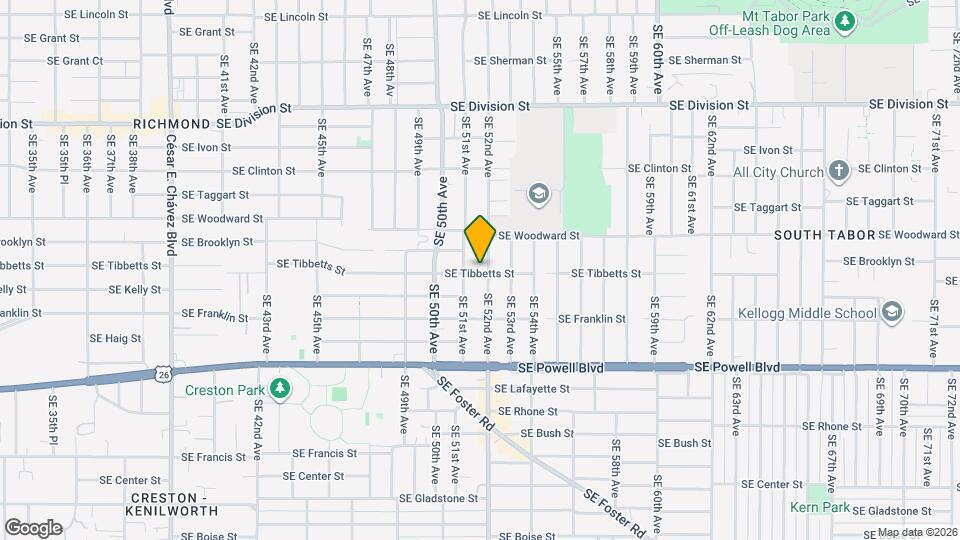 3031 SE 52nd Ave Mapa y Detalles de la Ubicación